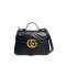 Gucci GG Marmont Mini Top Handle Leather Black