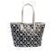 Karl Lagerfeld K/Ikonik Monogram Tote Bag Large Black/Grey