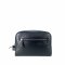 Gucci Microguccissima Leather Zip top Toiletry Bag Black
