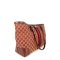 Gucci Ophidia GG Medium Tote Canvas  With Web Burgundy
