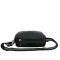 Gucci Gg Guccissima Canvas W/ Web Stripe Strap Belt Black Nylon