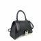 Balenciaga Hourglass XS Handbag Leather in Black