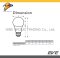 หลอด LED Bulb A60 Standard ขั้ว E27