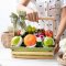 WB02 Fruit & Flower Wood basket