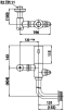 CT4806DCNL ฟลัชวาล์วสุขภัณฑ์อัตโนมัติ BI (แบตเตอรี่)