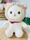 TOY001 ตุ๊กตาขนปุกปุยใส่หมวกน่ารัก ขนนิ่ม ตุ๊กตานุ่ม