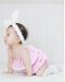 บอดี้สูทน่ารักสายเดี่ยวผูกไหล่สีชมพู