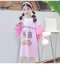 มินิเดรสเด็กหญิงสไตล์เกลหลี สีชมพู