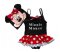 ชุดว่ายน้ำเด็ก วันพีท MINNIE สีดำ