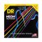 DR Strings Hi-Def Neon Multi-Color K3 Coated Electric Guitar Strings - .010-.046 Medium (2 PACK)