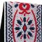Richter Retro White / Red Guitar Strap