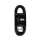 KODA KIC15RA Straight-Angled Instrument Cable, 15ft, Black