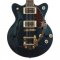 Gretsch G2657TG Streamliner Center Block Jr. Double-Cut with Bigsby and Gold Hardware FSR - Midnight Sapphire