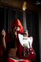 Harmony Standard Silhouette w/ Bigsby Electric Guitar w/Case, RW FB, Burgundy