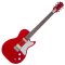 Harmony Standard Jupiter Thinline Electric Guitar w/Case, Cherry