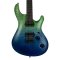 Mayones Regius Core 6 Classic Custom Trans Blue Green Radient Matt Finish