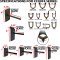 String Swing Front Facing Hanger - 4" Stem