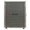 Two Rock 2x12 Vertical (SSS Width) D-Style Metal Trim Grey Suede Silver Grill Cabinet