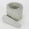 Octagonal stone mortar