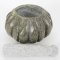 Pumpkin-shaped stone mortar with pestle