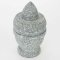 Stone cup with lid Assorted 4"