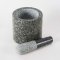 Cylindrical stone mortar with pestle 5"