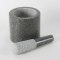 Cylindrical stone mortar with pestle 6"