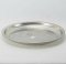 Stainless steel round tray with holes 50 cm.