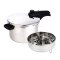 Stainless pressure cooker 6 liters