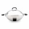 MEYER stainless steel pan with lid, size 36 cm.