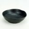 Melamine bowl black 22x6.5 cm.