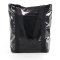 Shoulder bag with zipper 44.5x40x13 cm. Black-Black