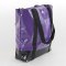 Shoulder bag with zipper 44.5x38x13 cm. Purple-Black