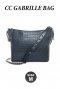 A10722 CC Gabrille Bag Croc Pattern Medium - Black