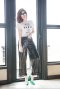 Black Sequin Wide Leg Pants