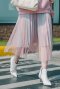 Rainbow Pink Pleated Skirt