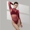 บอดี้สูท Bodysuit ผ้าเมช ผ้าตาข่าย ซีทรู บอดี้สูทซีทรู บอดี้สูท คอเต่า แขนยาว เชอรีล่อน Cherilon