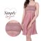 Simply Gorgeous เดรสสั้นสายเดี่ยว สีชมพู รหัส FHGPS3-PI