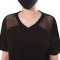 Sporty Net เสื้อยืดคอวีแขนสั้นสีดำ รหัส LNTS29