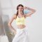Tee Bra บราไร้ตะเข็บตัวสั้นสายเดี่ยว สีออฟไวท์ รหัส TBRA17-OW