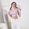 Tee Bra บราไร้ตะเข็บตัวสั้นสายเดี่ยว สีออฟไวท์ รหัส TBRA17-OW