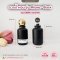 ขวดน้ำหอม รุ่น Milano - Black 50 ml / แบบ Crimp / คอ 15 mm