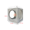 บ่อพักท่อระบายน้ำ ขนาด 155x155x165 ซม. 