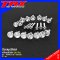น็อตชุดสี สแตนเลส จี้ลายชั้นลึก (กลึงมือ) #WAVE-125 i ปลาวาฬ TRX