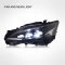 ไฟรถสําหรับ Lexus CT200 2013-2017 ไฟหน้าโปรเจคเตอร์ สัญญาณแบบไดนามิกโคมไฟ LED ไฟหน้า DRL อุปกรณ์เสริมรถยนต์