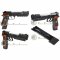 WE M92F Samurai Edge Barry Burton MOD Grip Wood