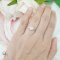 Halo Heart Diamond Ring