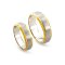 Couple 18K Two Tone Gold Bands