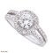 Double Band Halo Ring
