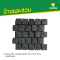 แกรนิต NET เนเชอรัล สแควร์ 50 x 55 x 3 ซม. ซุปเปอร์แบล็ค